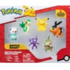 pokemon - battle figure multi-pack - pikachu / tepig / oshawott / sableye / snivy / axew
