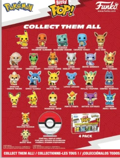 pokemon - bitty pop calendario dell'avvento 24 giorni