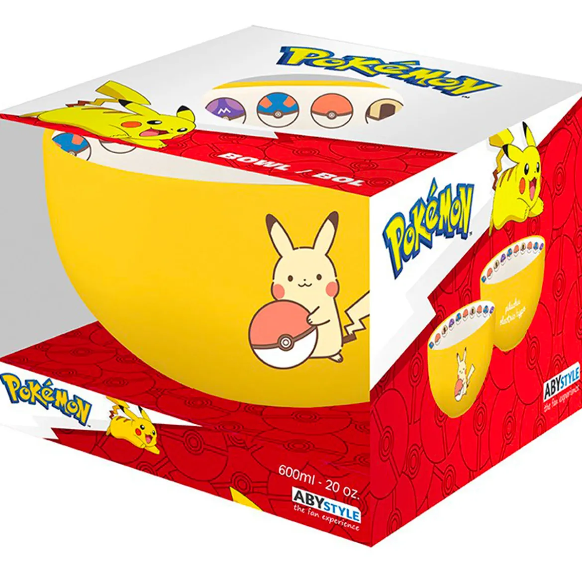 pokemon - ciotola in ceramica - pikachu electric type