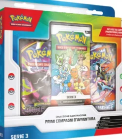 pokemon - collezione illustrazione - primi compagni d'avventura serie 3