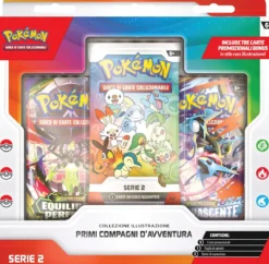 pokemon - collezione illustrazione - primi compagni d'avventura serie 2