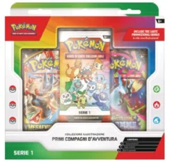 pokemon - collezione illustrazione - primi compagni d'avventura