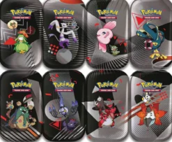 pokemon gcc - scarlatto e violetto luce nera e fuoco bianco - 1 mini tin da collezione assortita (ita)