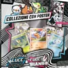 pokemon gcc - scarlatto e violetto luce nera e fuoco bianco - collezione con poster (ita)