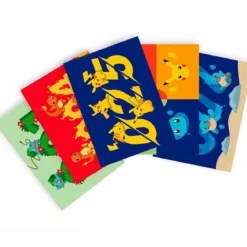 pokemon - gift set - pikachu a5 notebook + mug + postcards