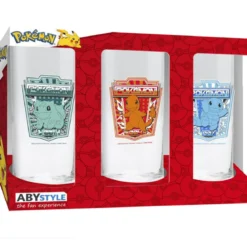 pokemon - 3 glass set