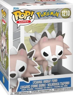pokemon - lycanroc (midday form) 9cm - funko pop! 1210