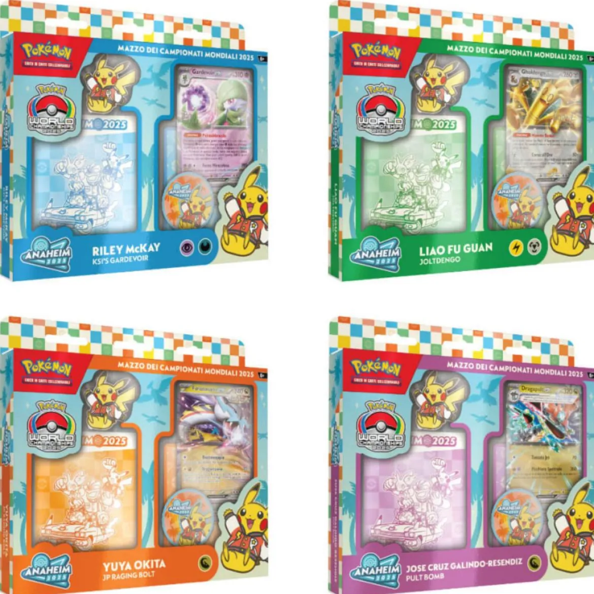 pokemon - mazzo dei campionati mondiali 2025 - mazzo singolo assortito (ita)