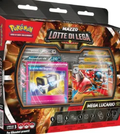 pokemon - mazzo lotte di lega - mega lucario-ex (ita)