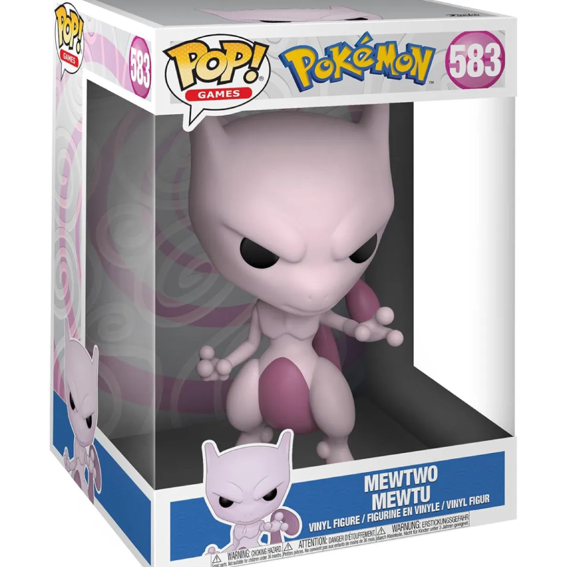 pokemon - mewtwo mewtu 25cm - funko pop 583