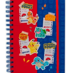 pokemon - notebook a5 - blu & red partners