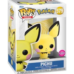 pokemon - pichu (flocked) 9cm - funko pop 579