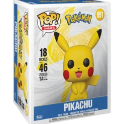 pokemon - pikachu 46cm - funko pop 951