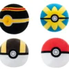 pokemon - poke ball - peluche 12cm - modello assortito