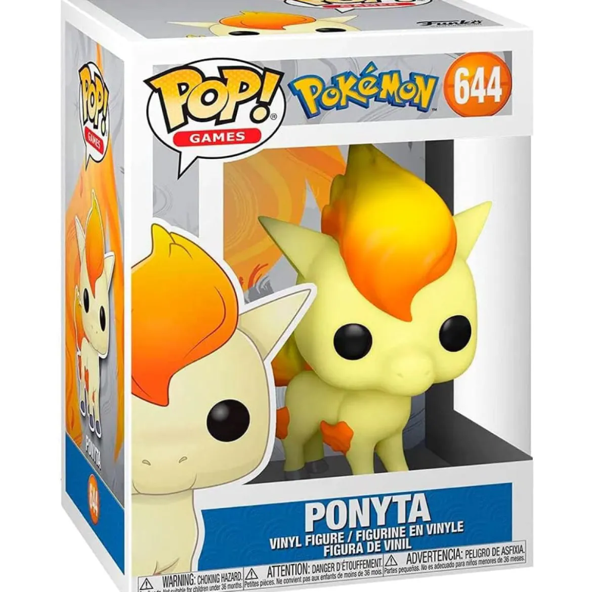 pokemon - ponyta 9cm - funko pop 644