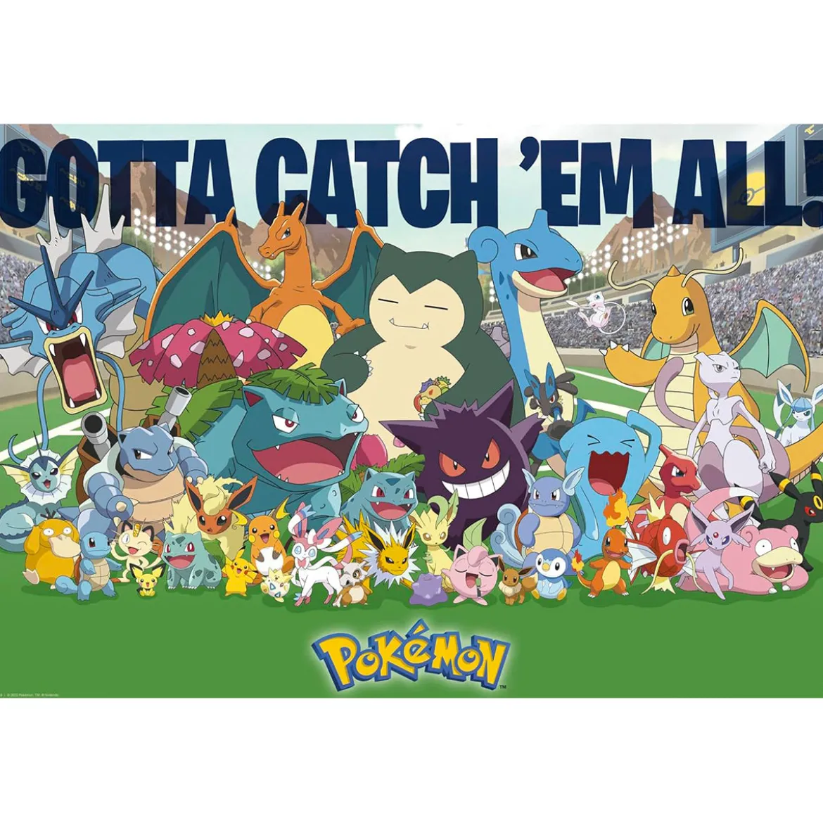pokemon - poster maxi 91,5x61cm - all time favorites