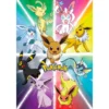 pokemon - poster maxi 91,5x62cm - eevee evolution