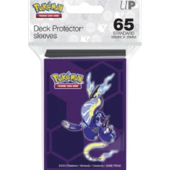 pokemon - proteggi carte standard 65 bustine - miraidon