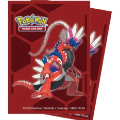 pokemon - proteggi carte standard 65 bustine - koraidon