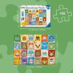pokemon - puzzle 100 pezzi xxl