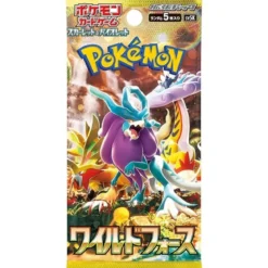 pokemon scarlatto e violetto - wild force sv5k- bustina singola 5 carte (jap)
