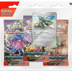 pokemon scarlatto e violetto cronoforze - cyclizar - blister 3 bustine + 1 card (ita)
