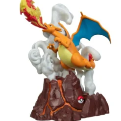 pokemon - select - deluxe collector statue 33cm - charizard con effetti luminosi