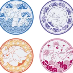 pokemon - set 4 piatti japanese style