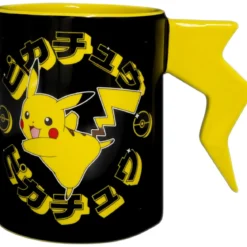 pokemon - tazza 3d - fulmini di pikachu