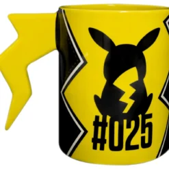 pokemon - tazza 3d - fulmini di pikachu