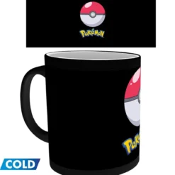 pokemon - tazza heat change 320ml - catch em all