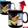 pokemon - tazza heat change 460ml - eevee