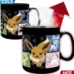 pokemon - tazza heat change 460ml - eevee