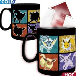 pokemon - tazza heat change 460ml - eevee