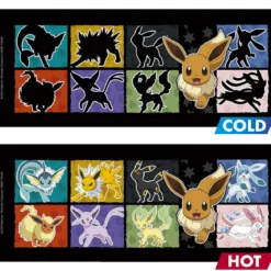 pokemon - tazza heat change 460ml - eevee