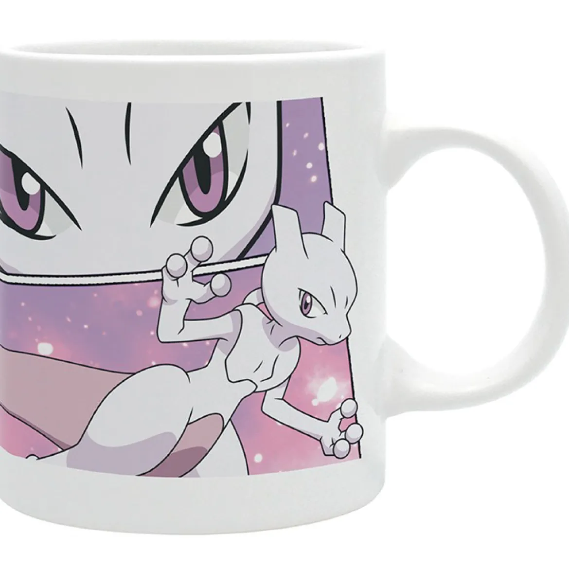 pokemon - tazza 320ml - mewtwo comic panels