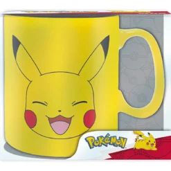 pokemon - tazza 460ml - pikachu face