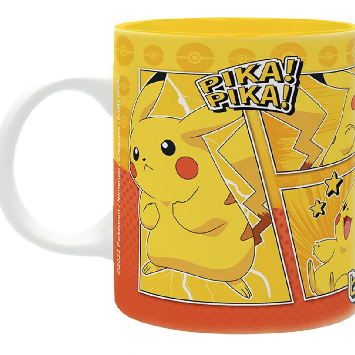 pokemon - tazza 320ml - pikachu fumetto