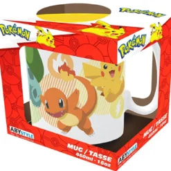 pokemon - tazza 460ml - pikachu & starters