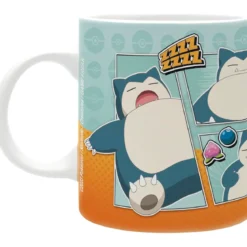 pokemon - tazza 320ml - snorlax comic strip