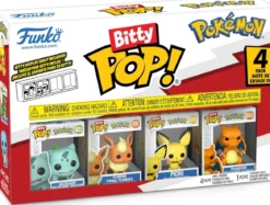 pokémon: bulbasaur 4 pack 3cm - funko pop bitty