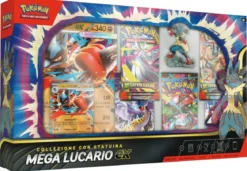 pokémon - collezione con statuina - mega lucario ex (ita)