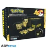 pokémon - confezione bicchiere xxl + tazza + 2 sottobicchieri che si illuminano al buio