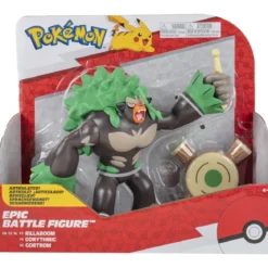 pokémon - epic battle figure - personaggio gigante 30cm - rillaboom