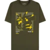 pokémon - green pikachu men's short sleeved t-shirt - 2xl