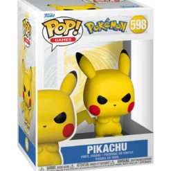 pokémon - grumpy pikachu 9cm - funko pop! 598