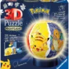 pokémon - nightlamp - puzzle 3d