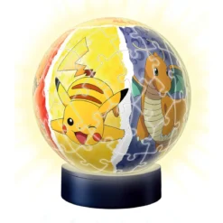 pokémon - nightlamp - puzzle 3d