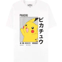 pokémon - pikachu men's short sleeved t-shirt (white) - s