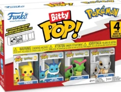 pokémon: pikachu 4 pack 3cm - funko pop bitty